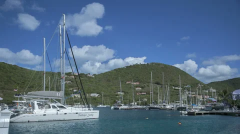 Time Lapse Road Town Tortola Yacht Harbor