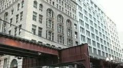 Elevated Train In Chicago 