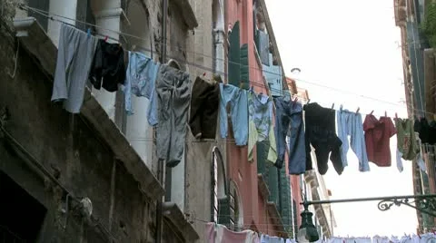 Clothes On Washing Line