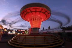 A Chairoplane At The Oktoberfest