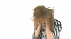 Woman Hears Music And Dances Wild