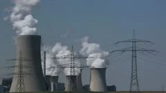 Power Plant With Electric Towers