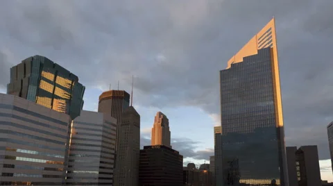 4K Time Lapse Zoom Out Minneapolis Afternoon