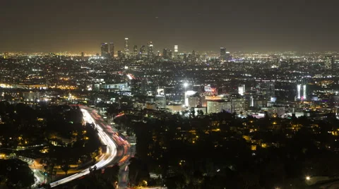 4K Time Lapse Los Angeles View