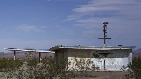 Time Lapse Close Up Diner Ruin Historic Diner Ruin