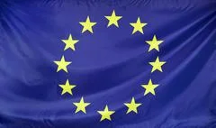 Europe Flag Real Fabric