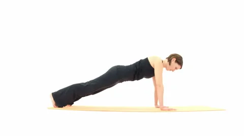 Yoga Asana: Four-Limbs Staff Pose And More