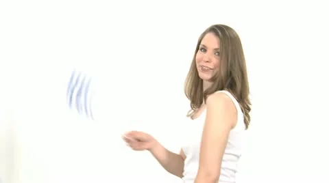 Woman Dances With Greek Flag