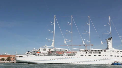 Passing A Yacht In Venice