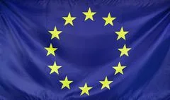 Europe Flag Real Fabric