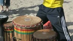 Drummer At The Beach