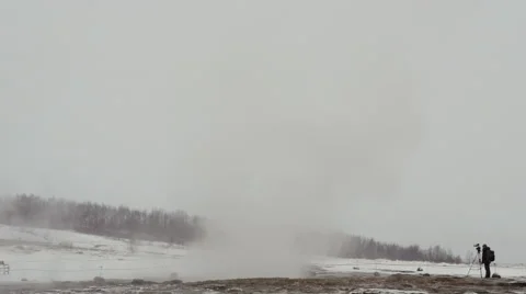 Iceland Geyser Strokkur Eruption