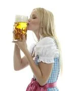 Woman With Beer Mug