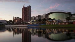 4K Timelapse Adelaide Convention Centre Zoom Out