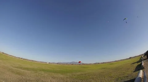 Timelapse Arizona Skydiver
