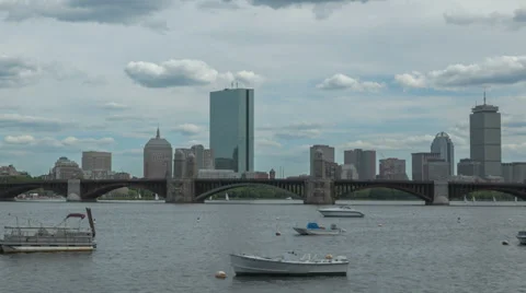Time Lapse Boston Charles River