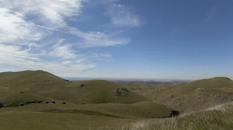 Timelapse Clouds Over Hills