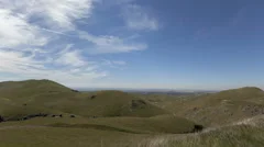 Timelapse Clouds Over Hills