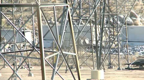 Train Within Power Pylons