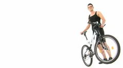 Man With White Bike