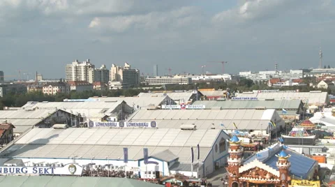 Oktoberfest Aerial View