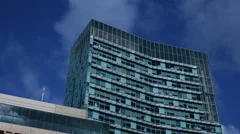 Clouds Above A Skyscraper