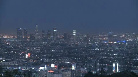 Los Angeles Skyline Twilight
