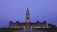 Time Lapse Ottawa Parliament Canada