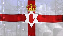 Northern Ireland Flag Technology Environment Concept