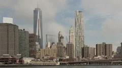 Time Lapse Zoom Out Manhattan Skyline