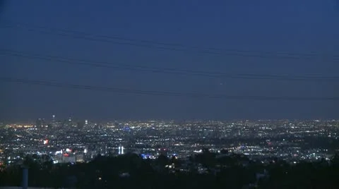 Los Angeles Skyline Sunset
