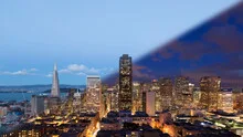 San Francisco Skyline twilight transition