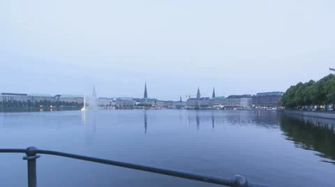 Sunset Hamburg Alster