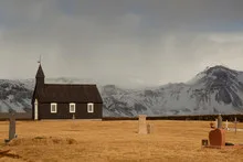Black Church of Budir in Iceland