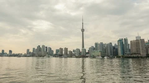 Toronto Skyline In Motion