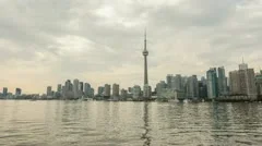 Toronto Skyline In Motion