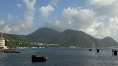 Clouds Over Hills On Dominica Roseau