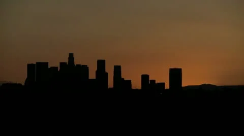 Los Angeles Skyline Sunrise