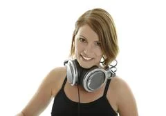 Woman With Headphones