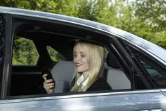 Woman In A Car