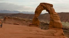Time Lapse Close Up Delicate Arch Utah
