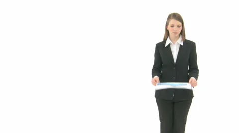 Upset Woman Crumples Paper