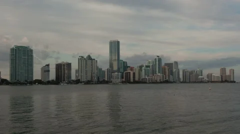 4K Time Lapse Miami Skyline Long Version
