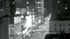 Timelapse Traffic At Night On 8Th Ave