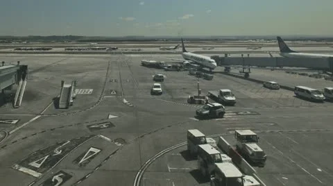 Docking At Busy Airport