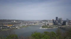 Pittsburgh Skyline Timelapse Zoom In