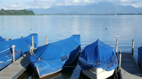 Boats Tied Up At Jetty