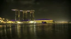 Singapore Marina Bay At Night