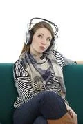 Woman Listening To Music