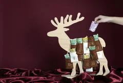 500 Euro Bill Is Taken Out Of An Advent Calendar